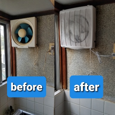 換気扇取換 1時間 ￥10000