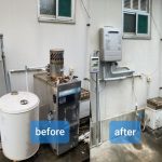 灯油ボイラーからガス給湯器の取替