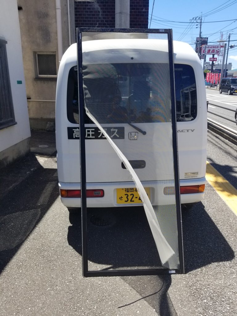 網戸張り替え　part2